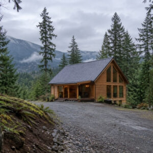 A cabin in the Pacific NorthWest